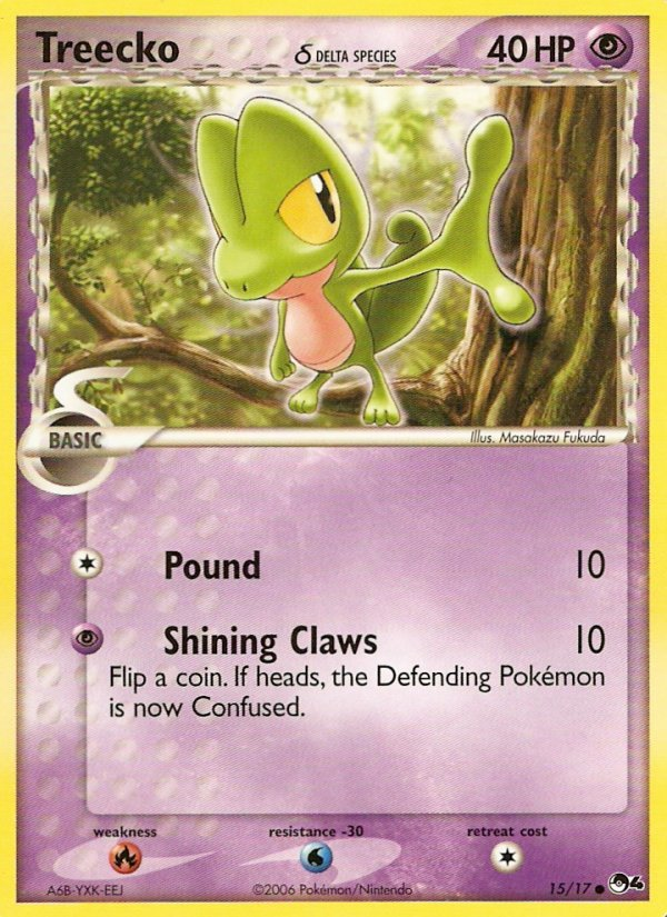 Treecko (15/17) (Delta Species) [POP Series 4] | Odin's Place