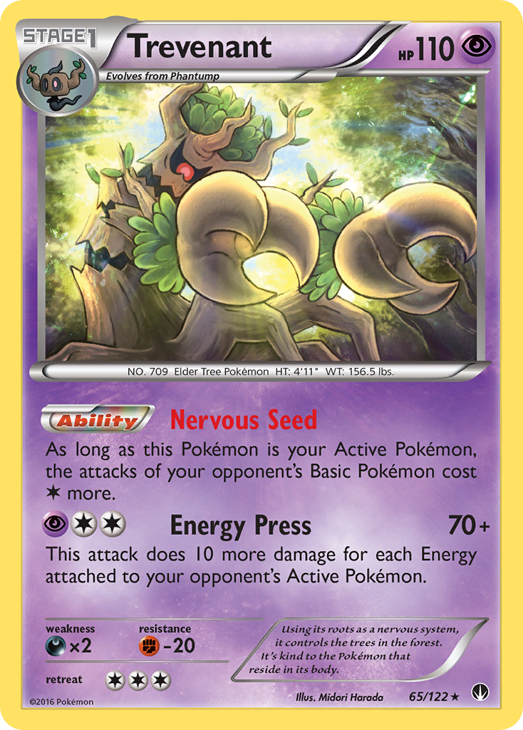 Trevenant (65/122) [XY: BREAKpoint] | Odin's Place