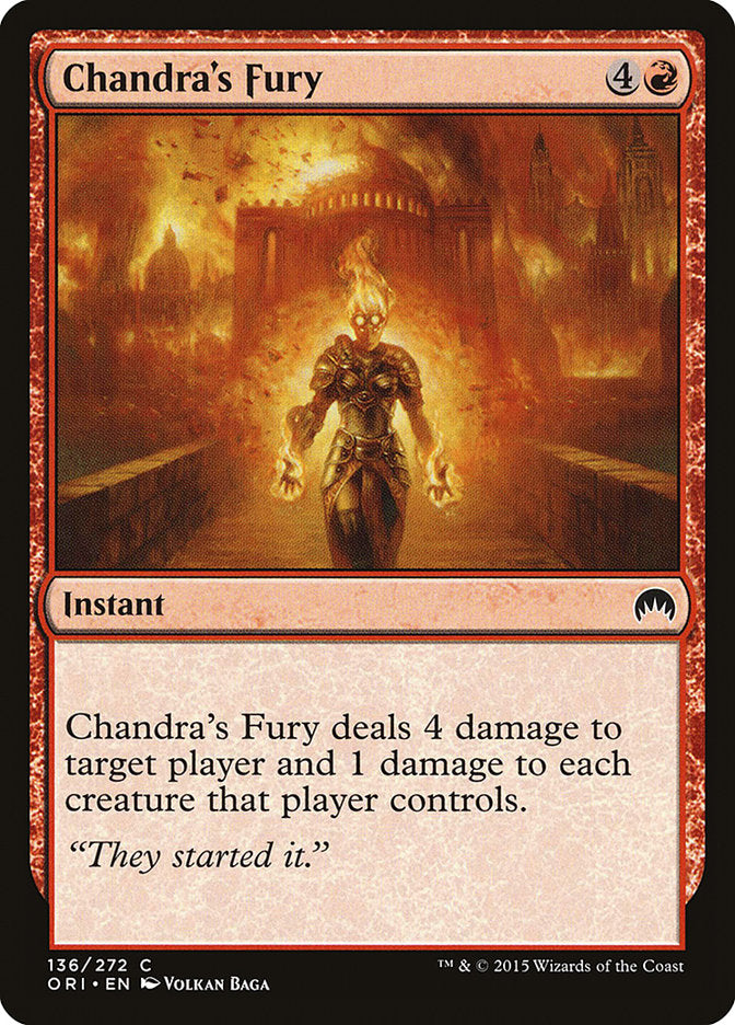 Chandra's Fury (136) [Magic Origins] | Odin's Place