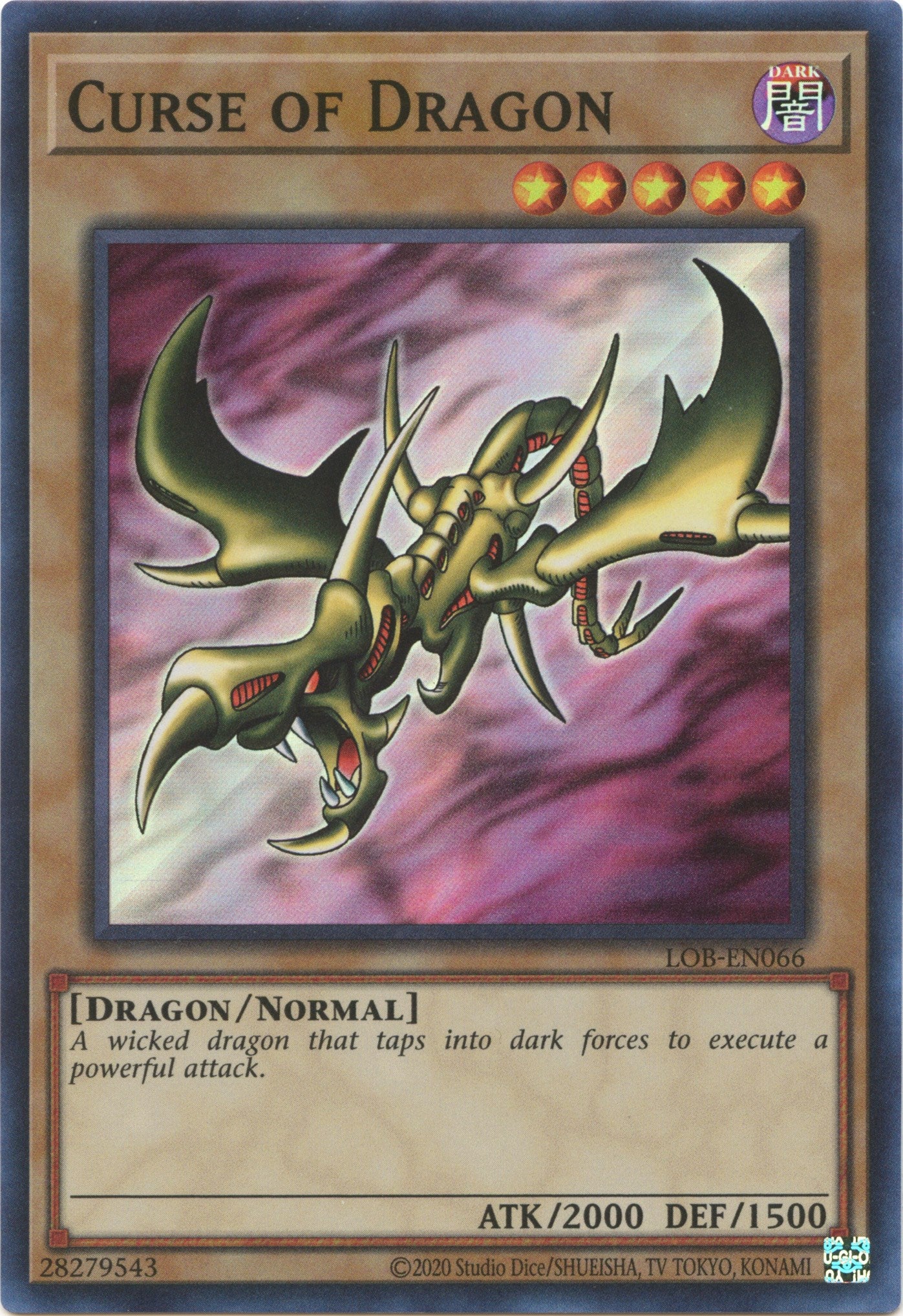 Curse of Dragon (25th Anniversary) [LOB-EN066] Super Rare | Odin's Place