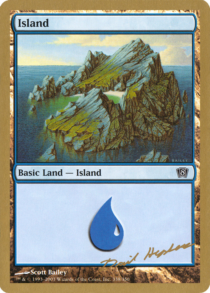 Island (dh338) (Dave Humpherys) [World Championship Decks 2003] | Odin's Place