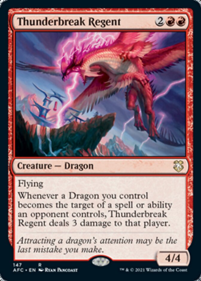 Thunderbreak Regent [Dungeons & Dragons: Adventures in the Forgotten Realms Commander] | Odin's Place