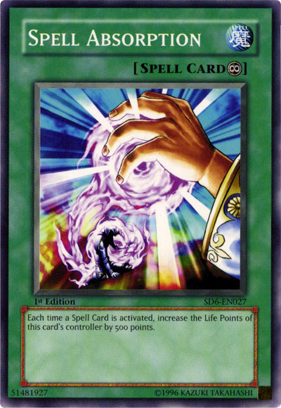 Spell Absorption [SD6-EN027] Common | Odin's Place