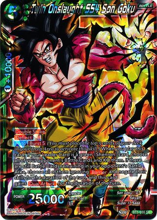 Twin Onslaught SS4 Son Goku (BT5-055) [Miraculous Revival] | Odin's Place
