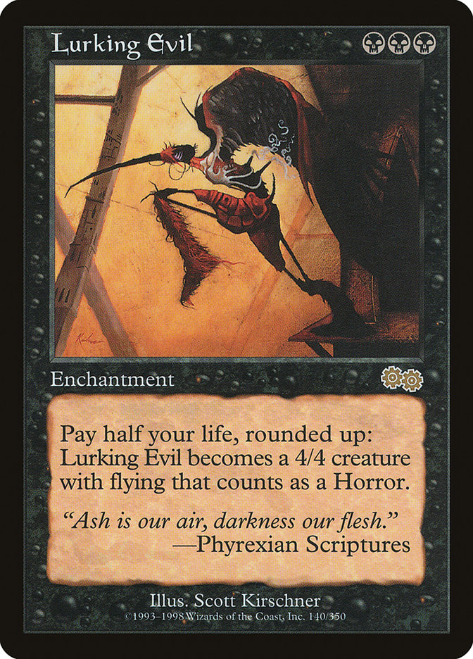 Lurking Evil (140) [Urza's Saga] | Odin's Place