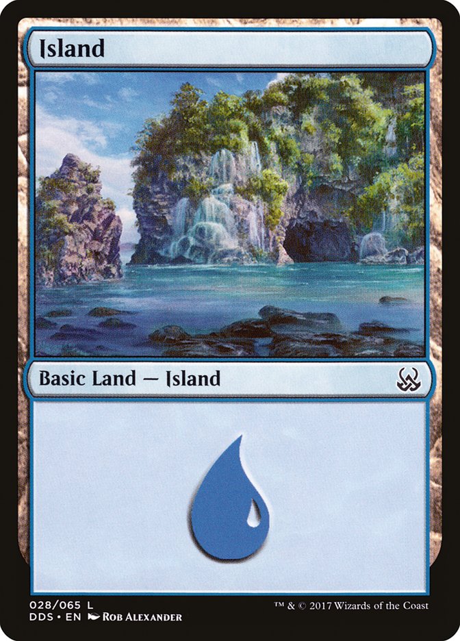 Island (28) [Duel Decks: Mind vs. Might] | Odin's Place