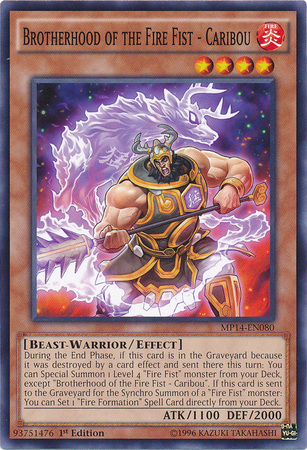 Brotherhood of the Fire Fist - Caribou [MP14-EN080] Common | Odin's Place