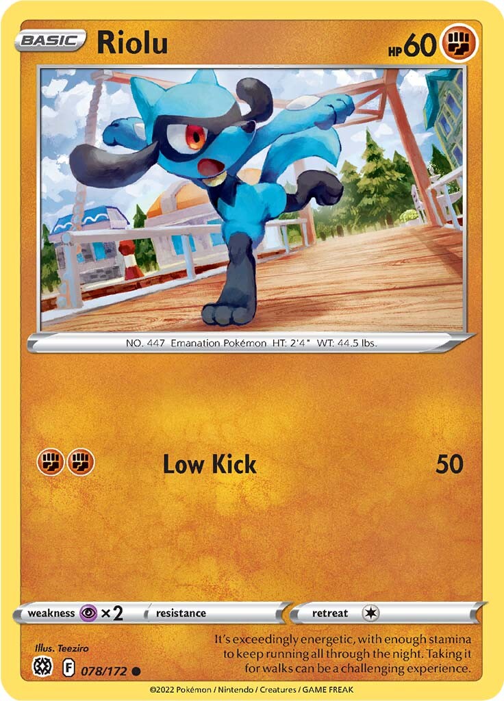 Riolu (078/172) [Sword & Shield: Brilliant Stars] | Odin's Place
