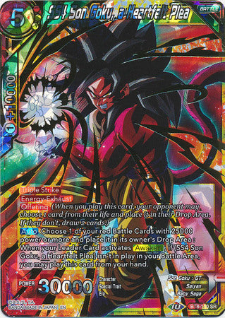 SS4 Son Goku, a Heartfelt Plea (BT8-110) [Revision Pack 2020] | Odin's Place