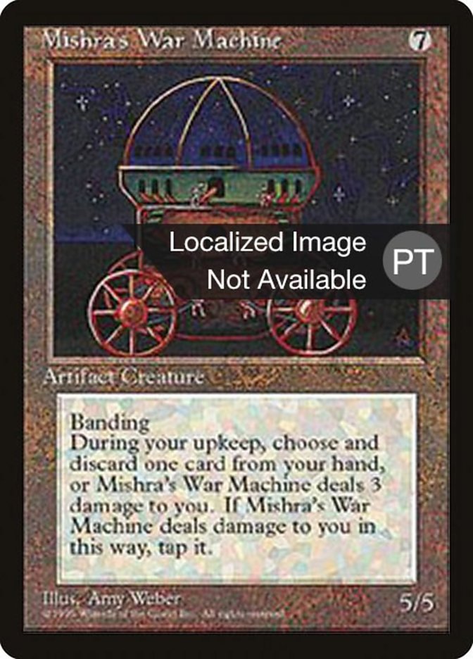 Mishra's War Machine [Fourth Edition (Foreign Black Border)] | Odin's Place