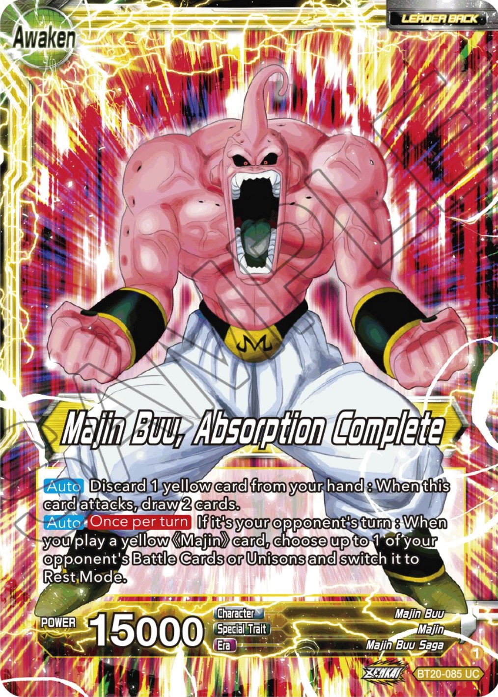 Majin Buu // Majin Buu, Absorption Complete (BT20-085) [Power Absorbed] | Odin's Place