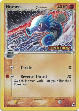 Horsea (31/101) (Delta Species) (Stamped) [EX: Dragon Frontiers] | Odin's Place
