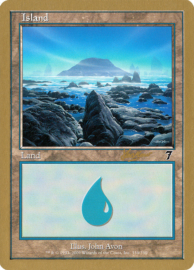 Island (shh334) (Sim Han How) [World Championship Decks 2002] | Odin's Place