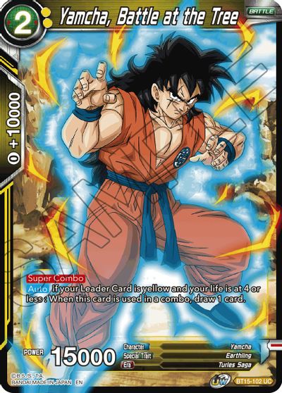 Yamcha, Battle at the Tree (BT15-102) [Saiyan Showdown] | Odin's Place