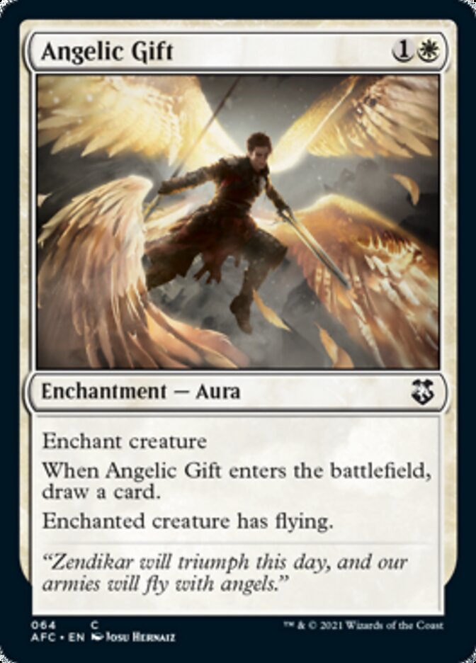 Angelic Gift [Dungeons & Dragons: Adventures in the Forgotten Realms Commander] | Odin's Place