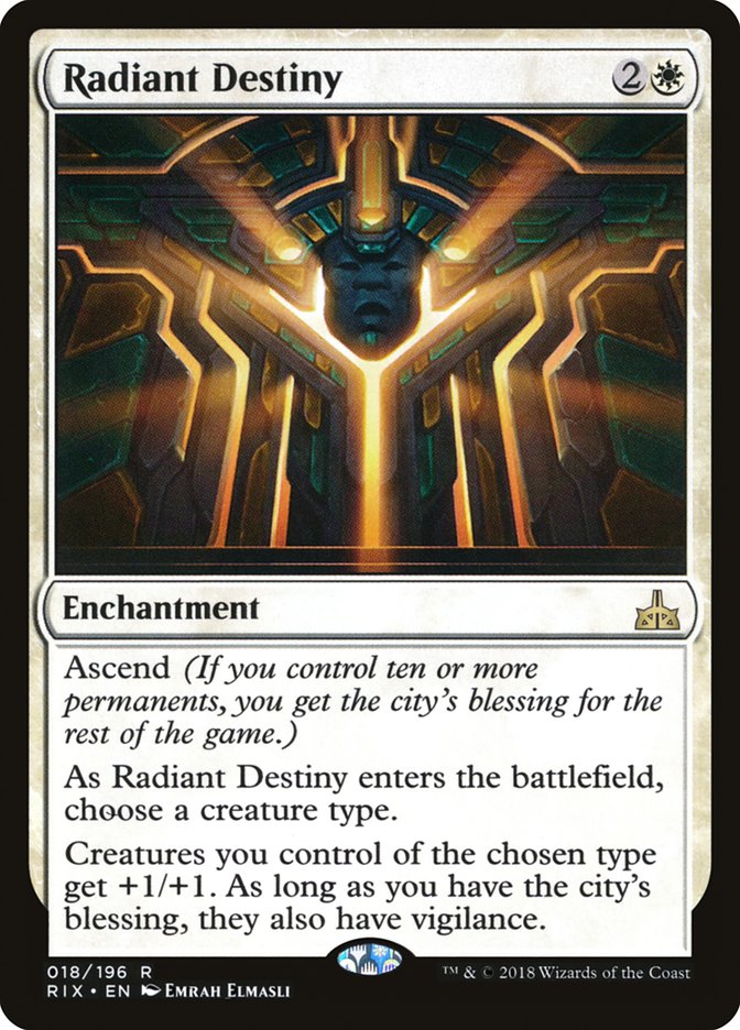 Radiant Destiny (18) [Rivals of Ixalan] | Odin's Place