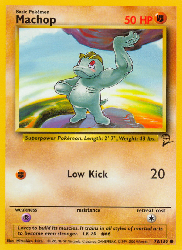 Machop (78/130) [Base Set 2] | Odin's Place