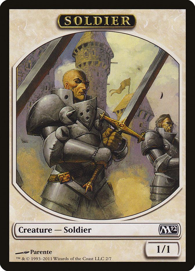 Soldier Token (2) [Magic 2012 Tokens] | Odin's Place