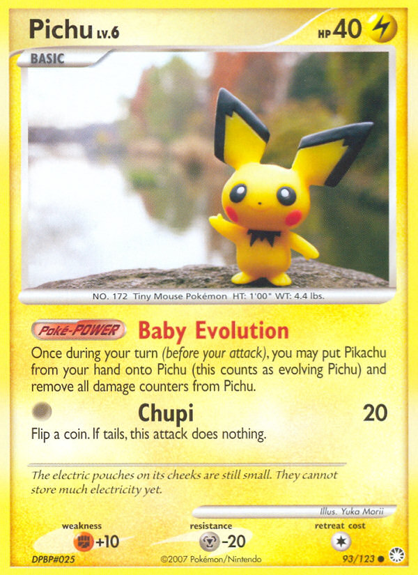 Pichu (93/123) [Diamond & Pearl: Mysterious Treasures] | Odin's Place