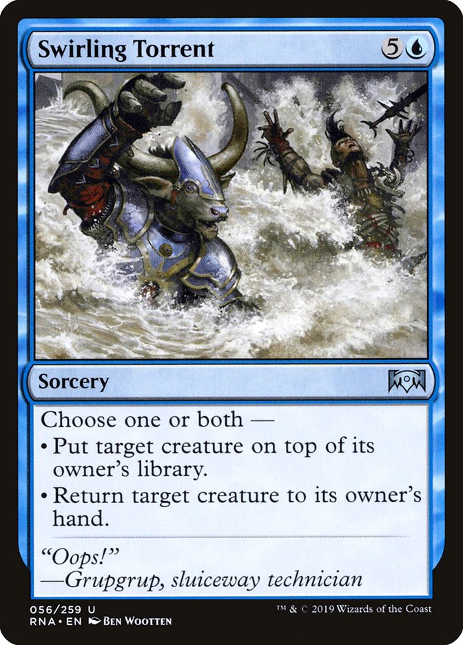 Swirling Torrent (56) [Ravnica Allegiance] | Odin's Place