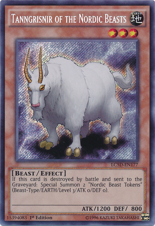 Tanngrisnir of the Nordic Beasts [LC5D-EN177] Secret Rare | Odin's Place