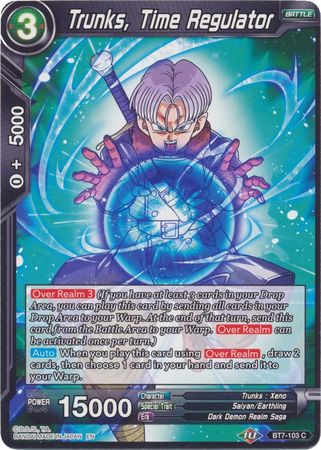 Trunks, Time Regulator (Reprint) (BT7-103) [Battle Evolution Booster] | Odin's Place