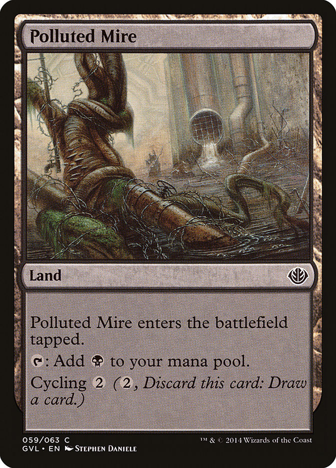 Polluted Mire (59) (Garruk vs. Liliana) [Duel Decks Anthology] | Odin's Place