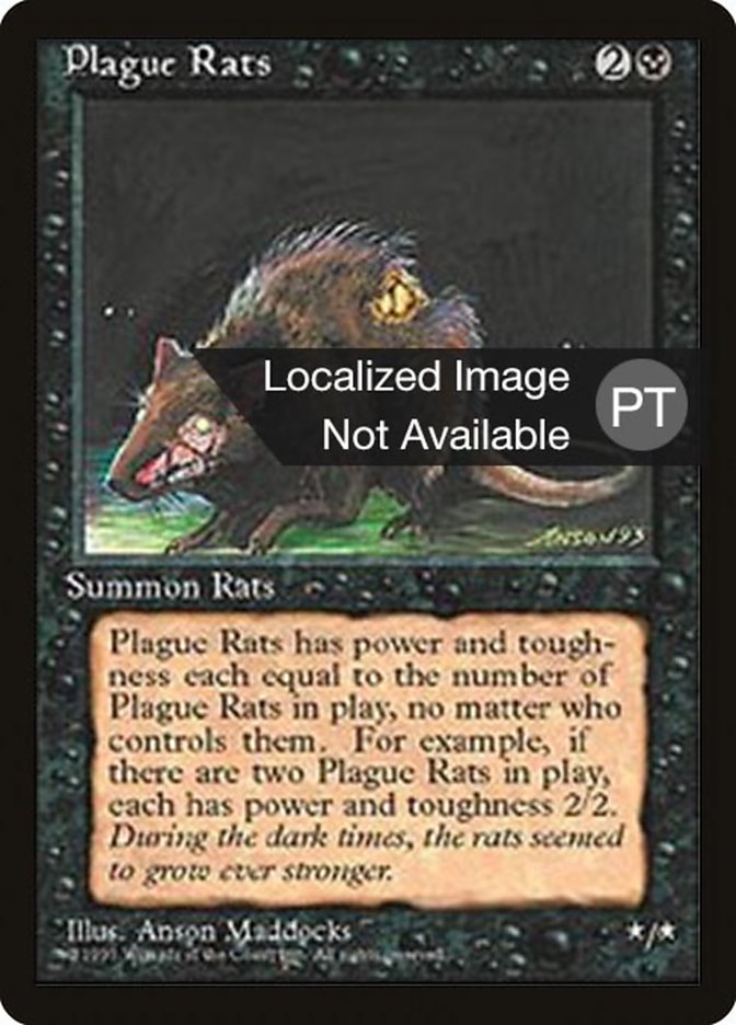 Plague Rats [Fourth Edition (Foreign Black Border)] | Odin's Place