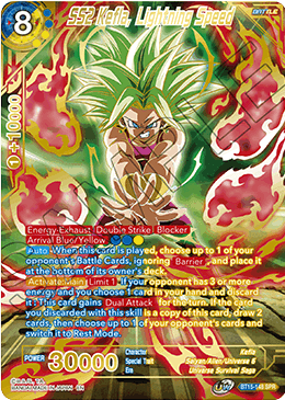 SS2 Kefla, Lightning Speed (SPR) (BT15-148) [Saiyan Showdown] | Odin's Place