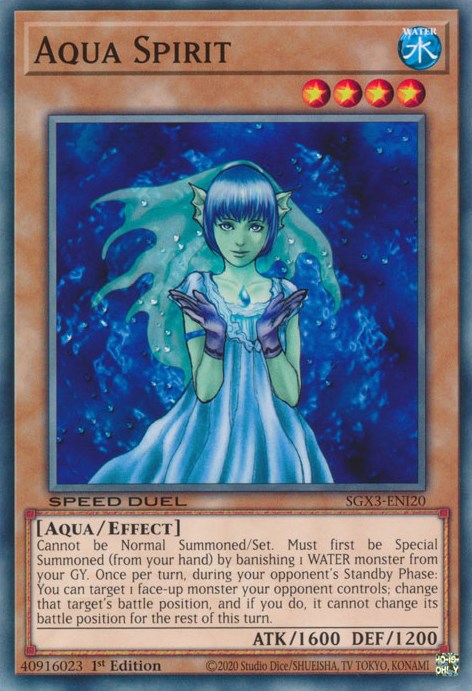 Aqua Spirit [SGX3-ENI20] Common | Odin's Place