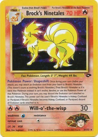 Brock's Ninetales (3/132) [Gym Challenge Unlimited] | Odin's Place