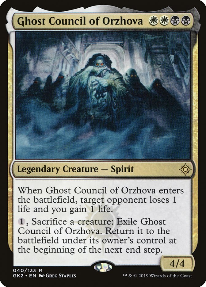 Ghost Council of Orzhova (40) [Ravnica Allegiance Guild Kit] | Odin's Place