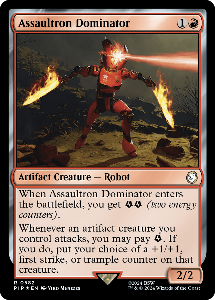 Assaultron Dominator (Surge Foil) [Fallout] | Odin's Place