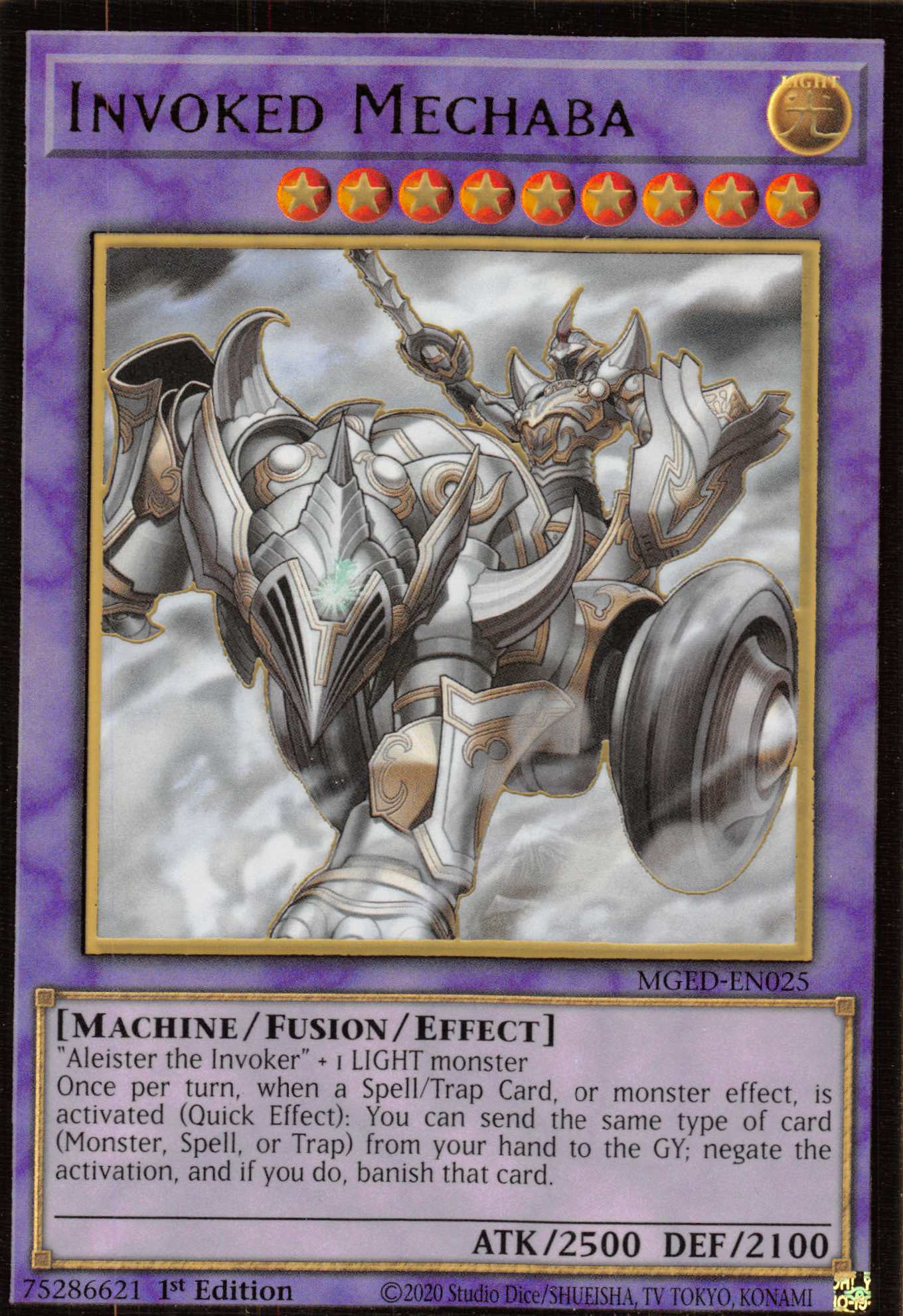 Invoked Mechaba [MGED-EN025] Gold Rare | Odin's Place
