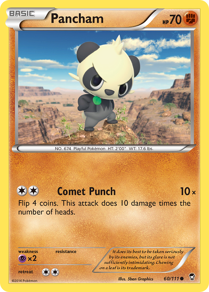 Pancham (60/111) [XY: Furious Fists] | Odin's Place