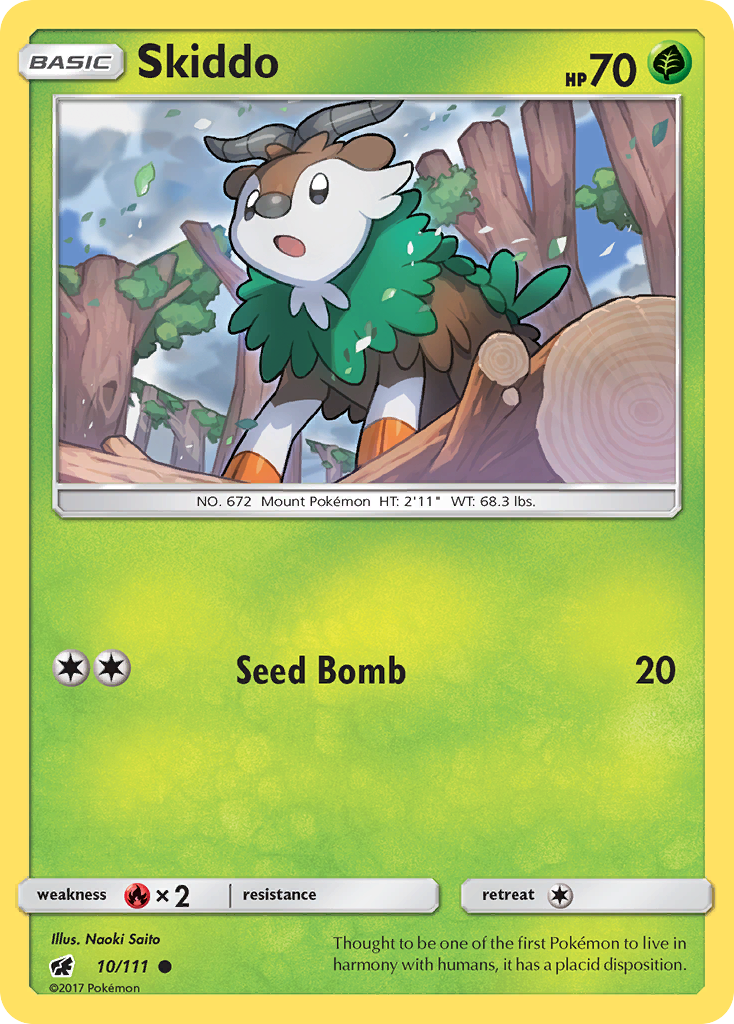 Skiddo (10/111) [Sun & Moon: Crimson Invasion] | Odin's Place