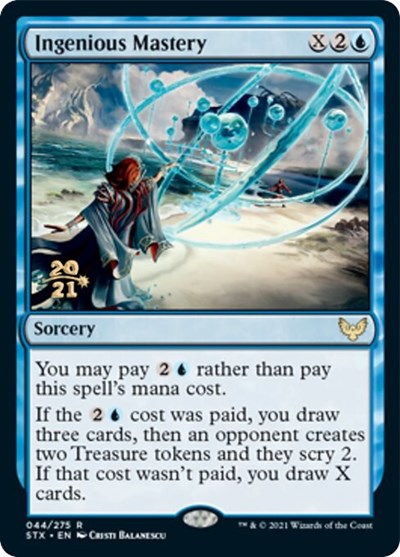 Ingenious Mastery [Strixhaven: School of Mages Prerelease Promos] | Odin's Place