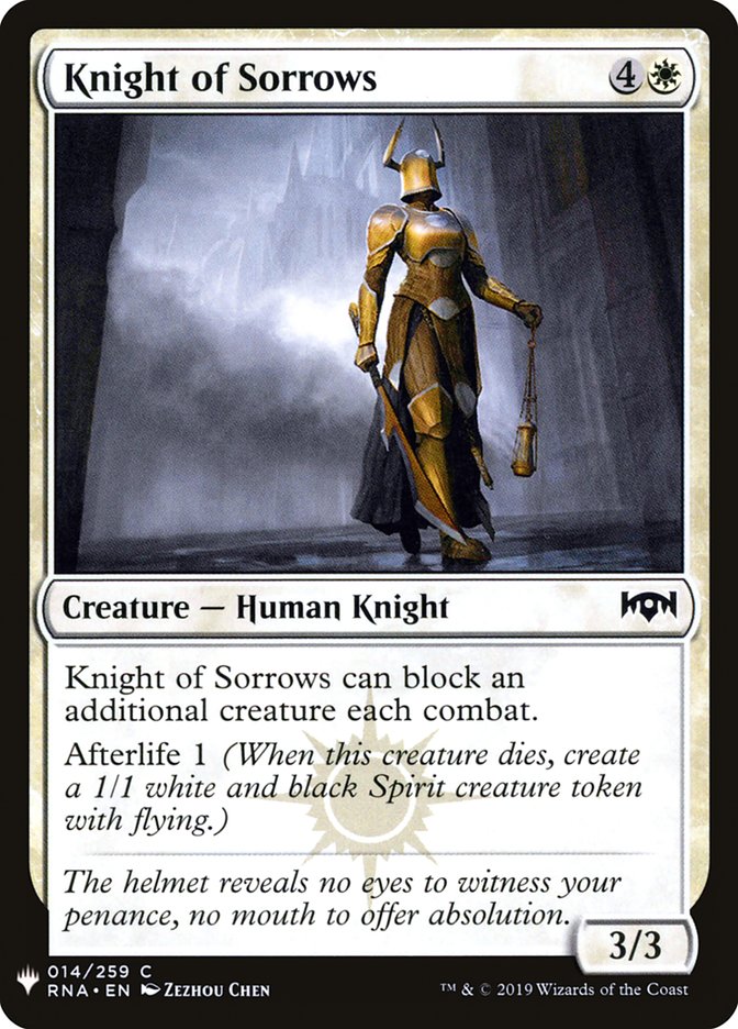 Knight of Sorrows [Mystery Booster] | Odin's Place