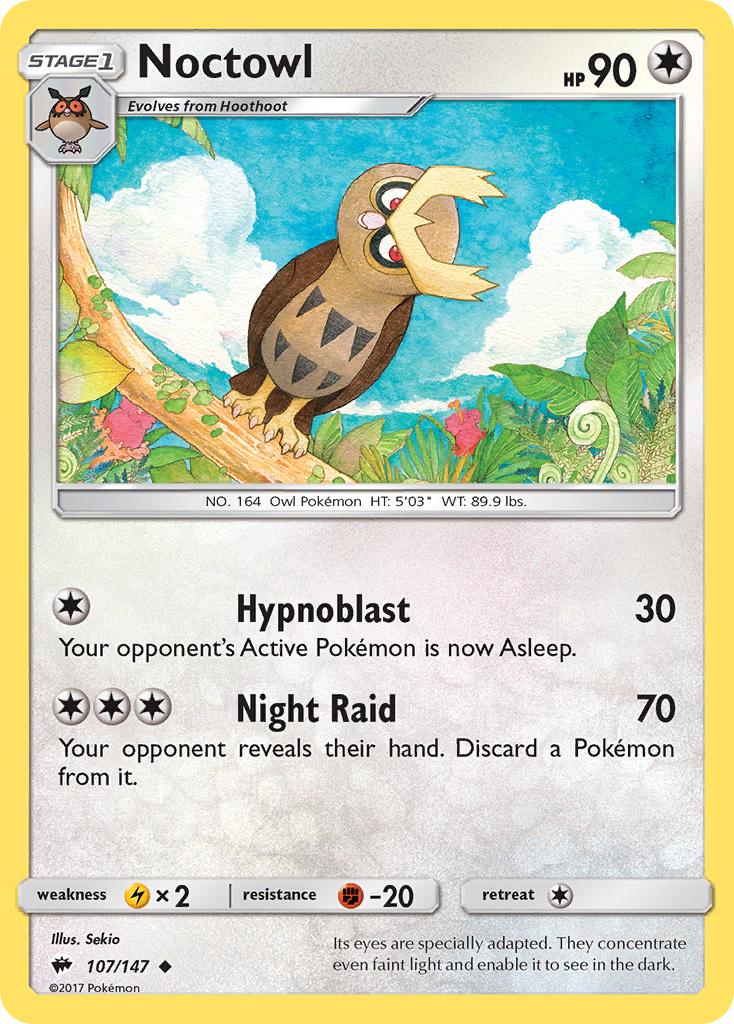 Noctowl (107/147) [Sun & Moon: Burning Shadows] | Odin's Place