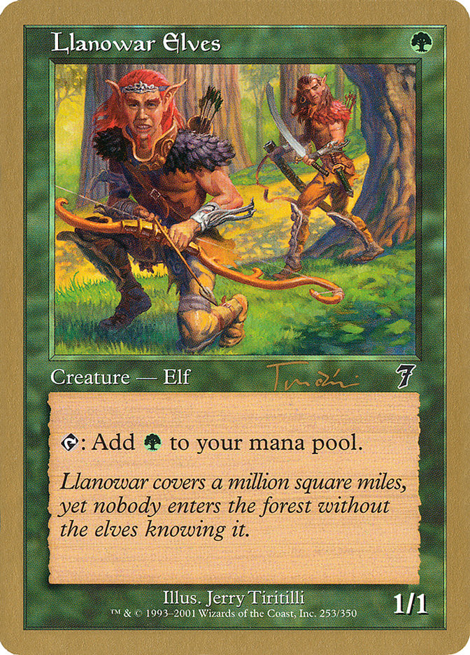 Llanowar Elves (Jan Tomcani) [World Championship Decks 2001] | Odin's Place
