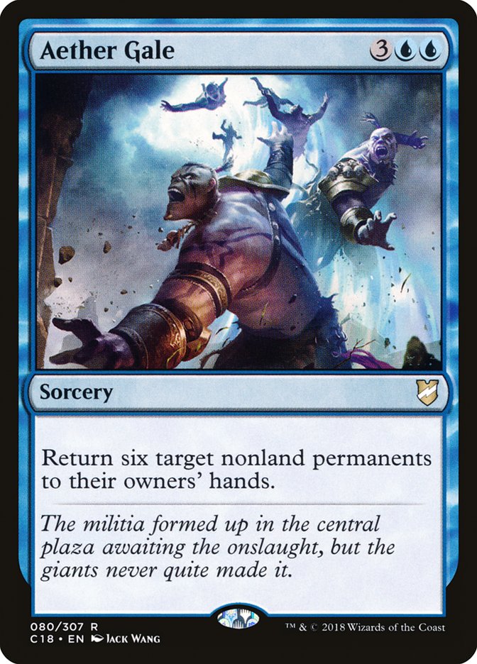 Aether Gale (80) [Commander 2018] | Odin's Place