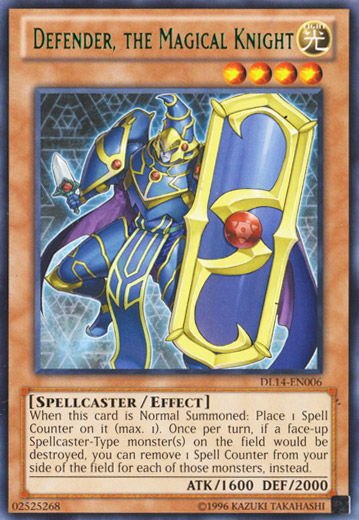 Defender, the Magical Knight (Green) [DL14-EN006] Rare | Odin's Place