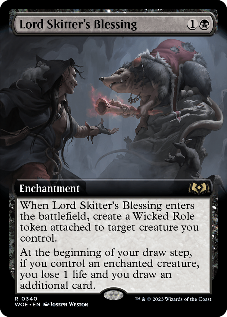 Lord Skitter's Blessing (Extended Art) [Wilds of Eldraine] | Odin's Place