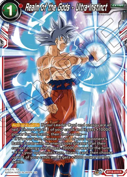 Realm of the Gods - Ultra Instinct (BT16-018) [Realm of the Gods] | Odin's Place