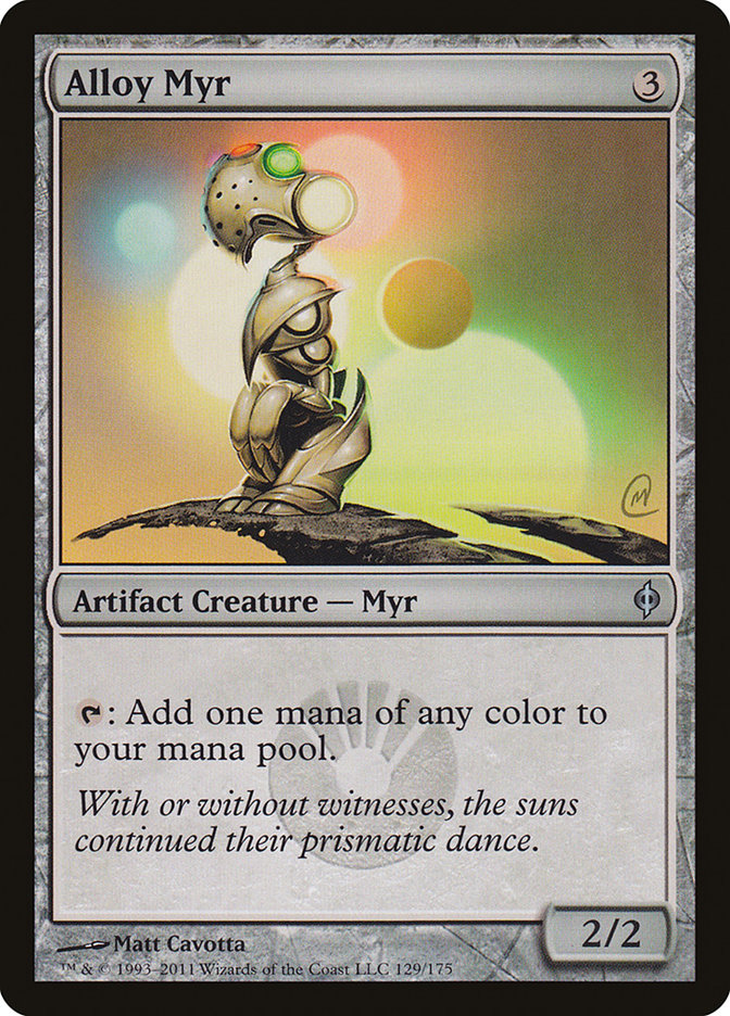 Alloy Myr (129) [New Phyrexia] | Odin's Place