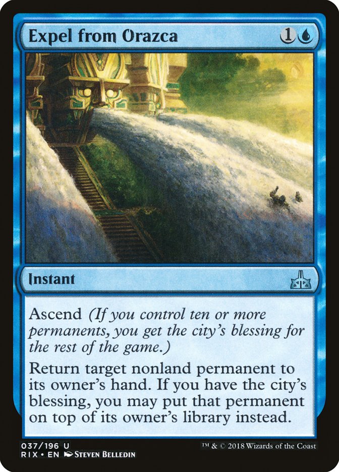 Expel from Orazca (37) [Rivals of Ixalan] | Odin's Place
