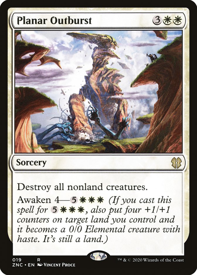 Planar Outburst [Zendikar Rising Commander] | Odin's Place