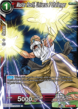 Master Roshi, Universe 7 Challenger (BT14-011) [Cross Spirits] | Odin's Place