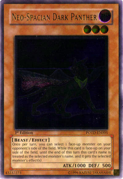 Neo-Spacian Dark Panther [POTD-EN005] Ultimate Rare | Odin's Place