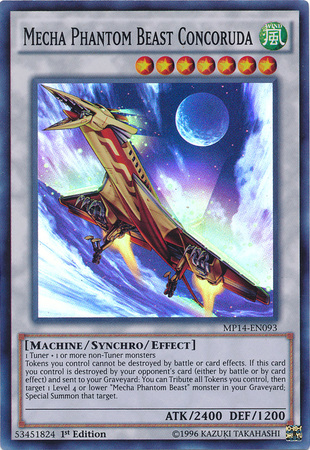 Mecha Phantom Beast Concoruda [MP14-EN093] Super Rare | Odin's Place